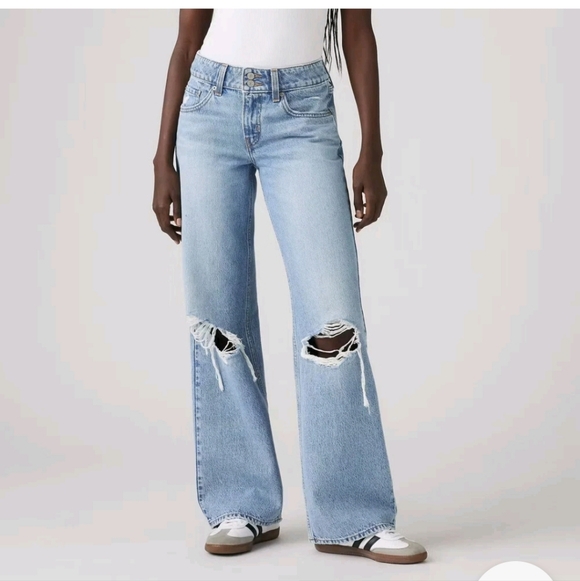 Levi's Denim - NEW NWT Levi's® Women's Low-Rise Superlow Loose Jeans - Table Talk 27